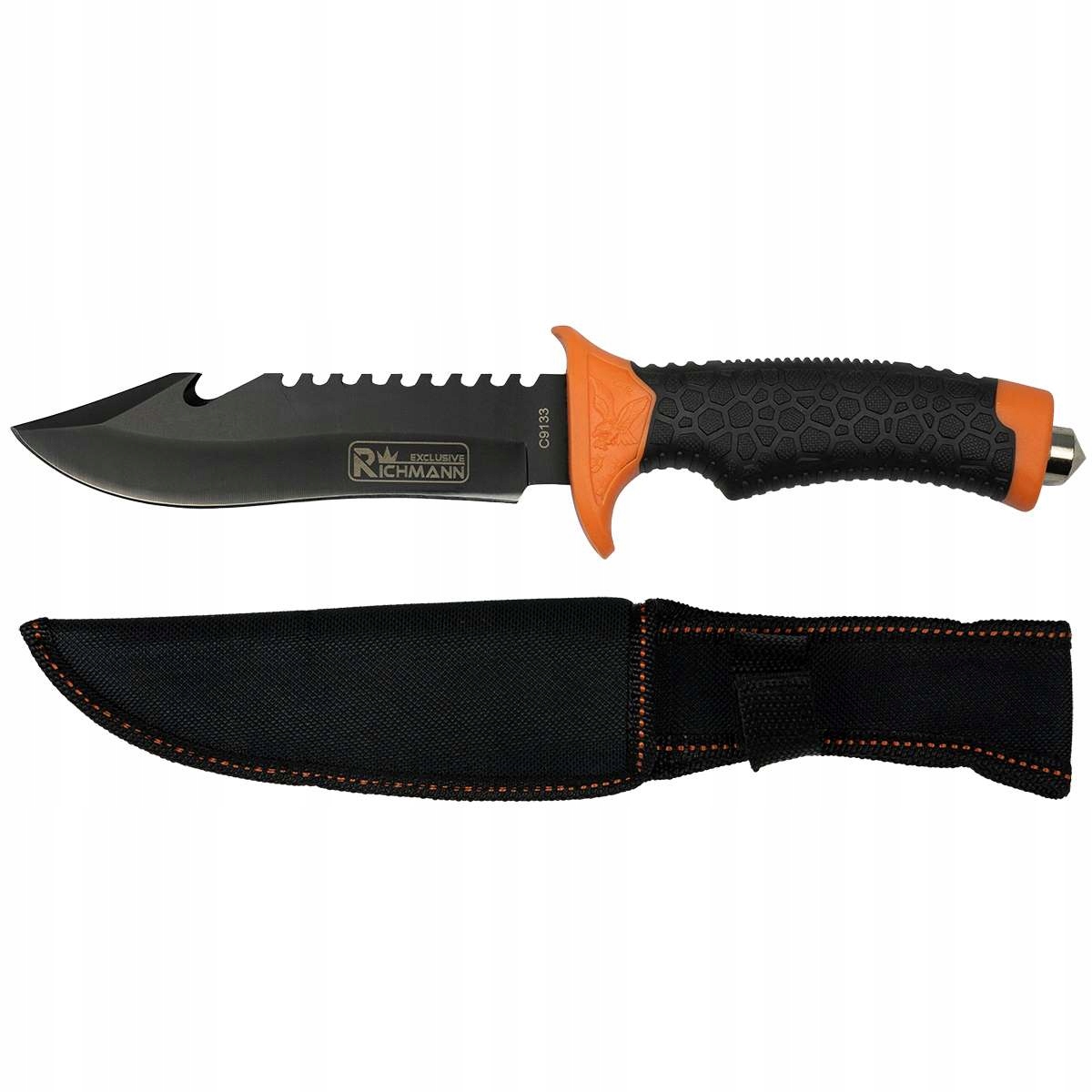 nóż turystyczny typu bowie 280 mm z kaburą richmann C9133