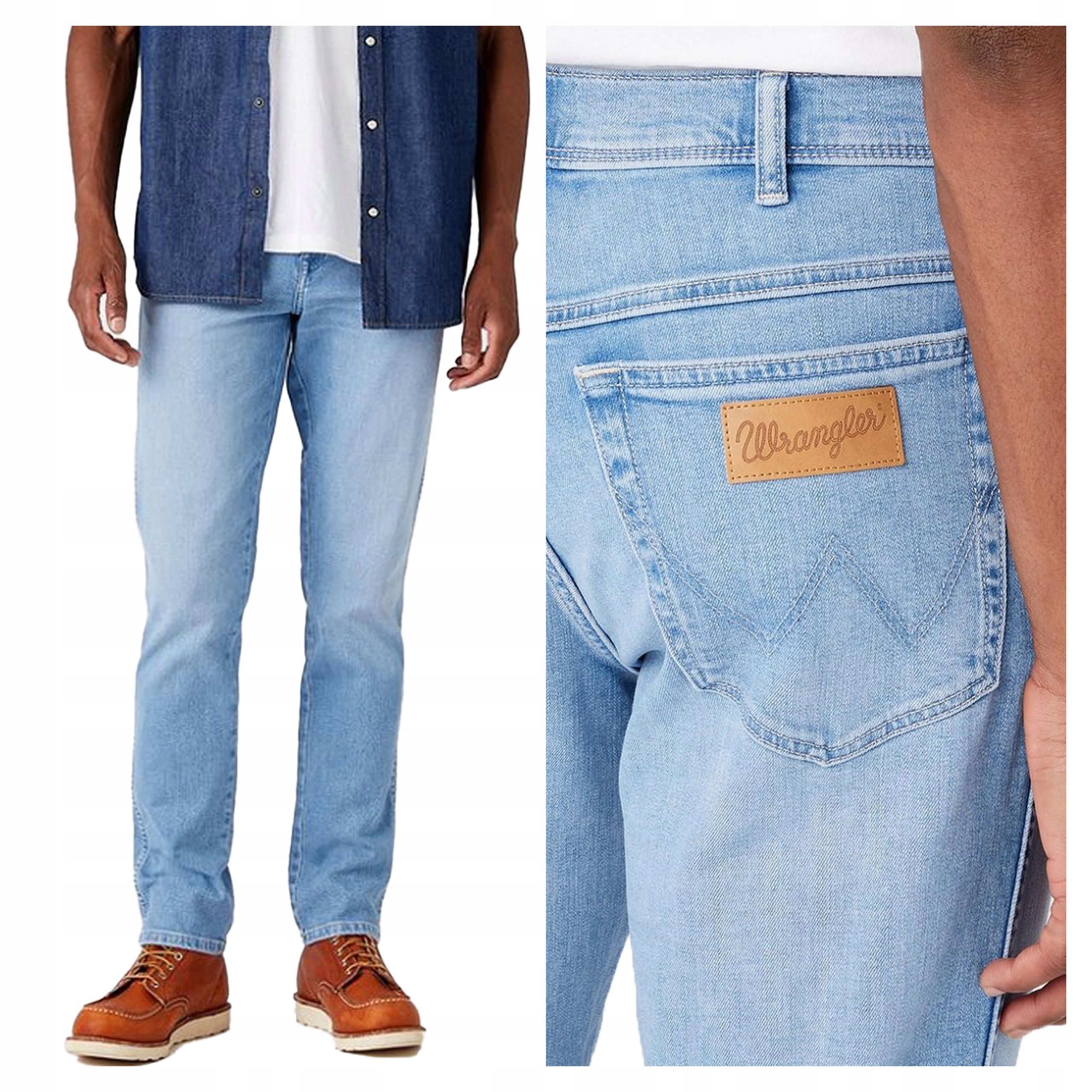 Pánské džíny rovného střihu Wrangler Texas Slim 38/30