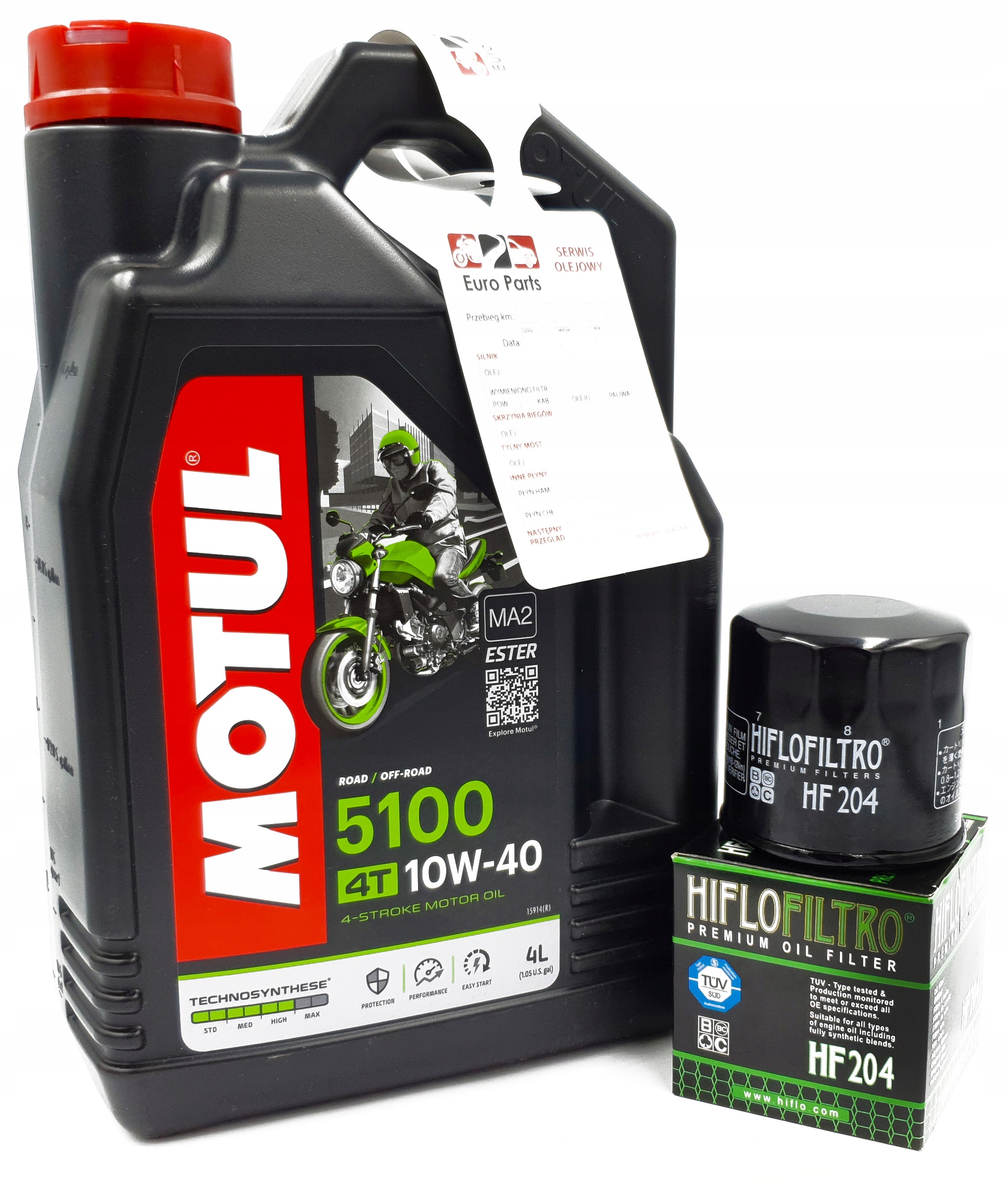 

Motul 5100 10W40 4T MA2 4L Filtr Hiflo HF204