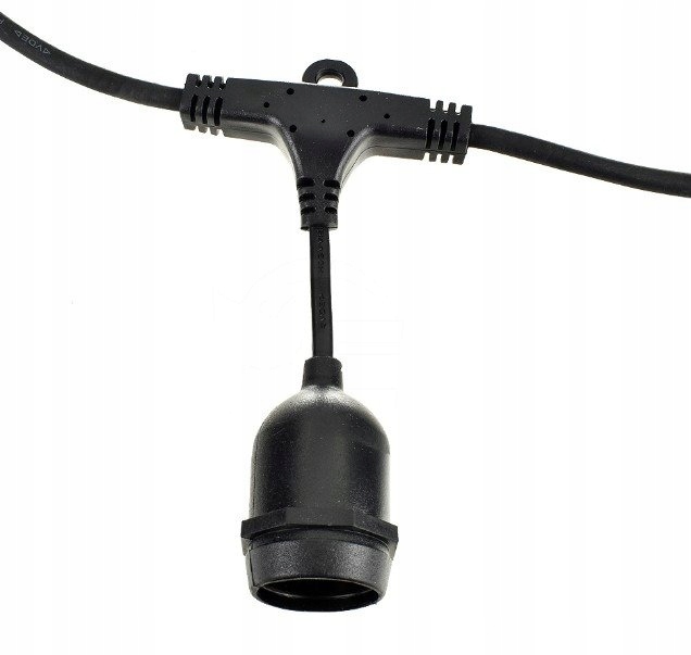 Girlanda ogrodowa 5m + 5szt żarówka 6W A60 2300K Zasilanie sieciowe