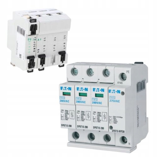 Obmedzovač prepätia Typ 1+2 (b+c) 4P 3+NPE SPBT12-28 184750 Eaton