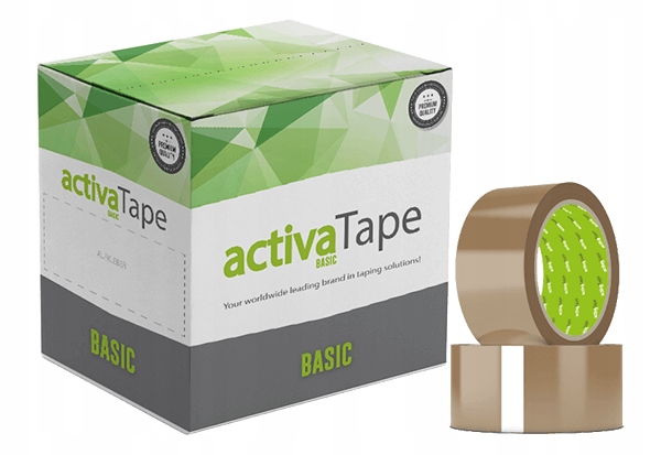 Taśma 66m ACTIVA TEC -30C +60C STRONG brąz 1szt.