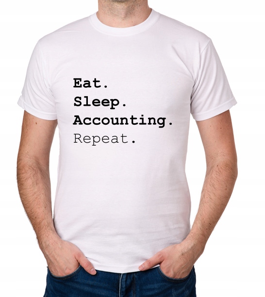 

koszulka Eat Sleep Accounting Repeat prezent