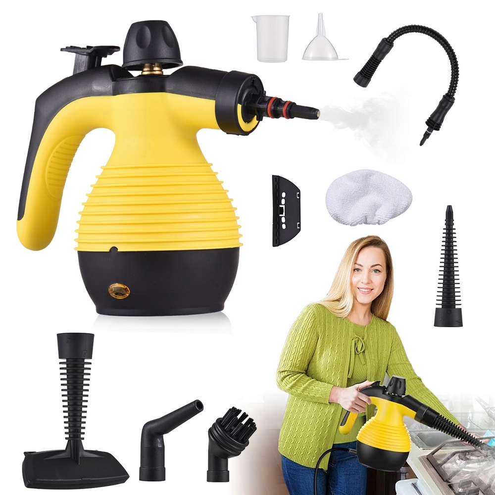 Myjka Parowa Czyścik Parownica 1050W Ręczna Myjka Codzienne Czyszczenie