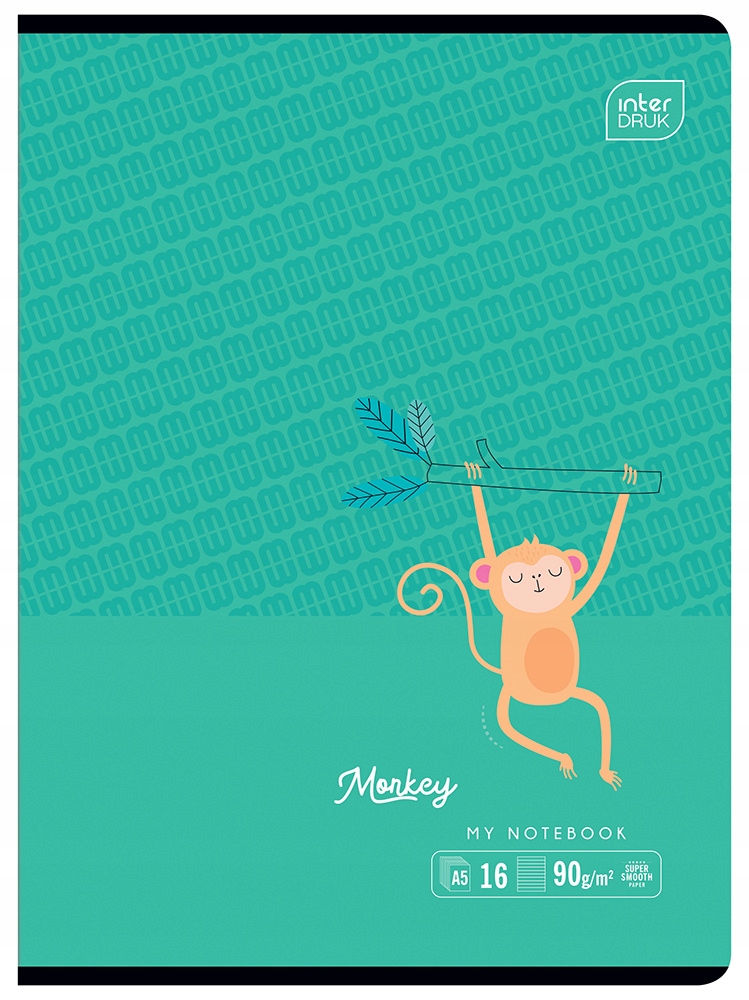 4 x Zeszyt A5/16 w 3 linię kolorową 90g Interdruk Rodzaj zeszyt w trzy linie