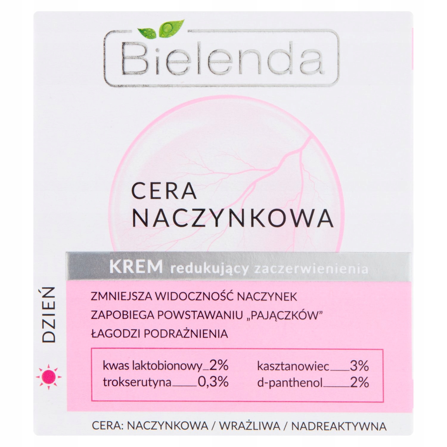 

Bielenda Cera Naczynkowa Krem Na Dzień 50 ml