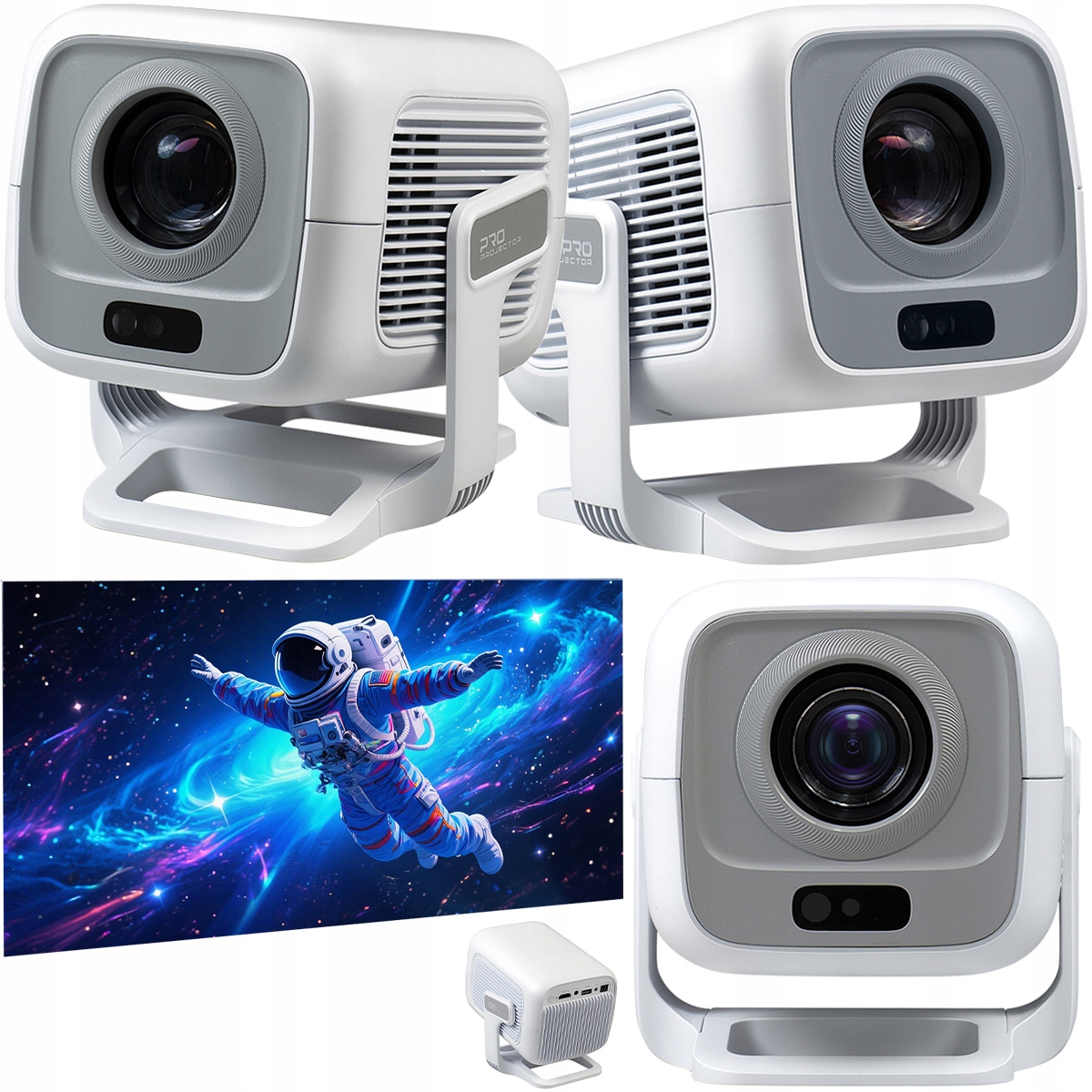 CIRON TP300 Projektor multimedialny Android WiFi6 LED 450 ANSI FHD 1080P