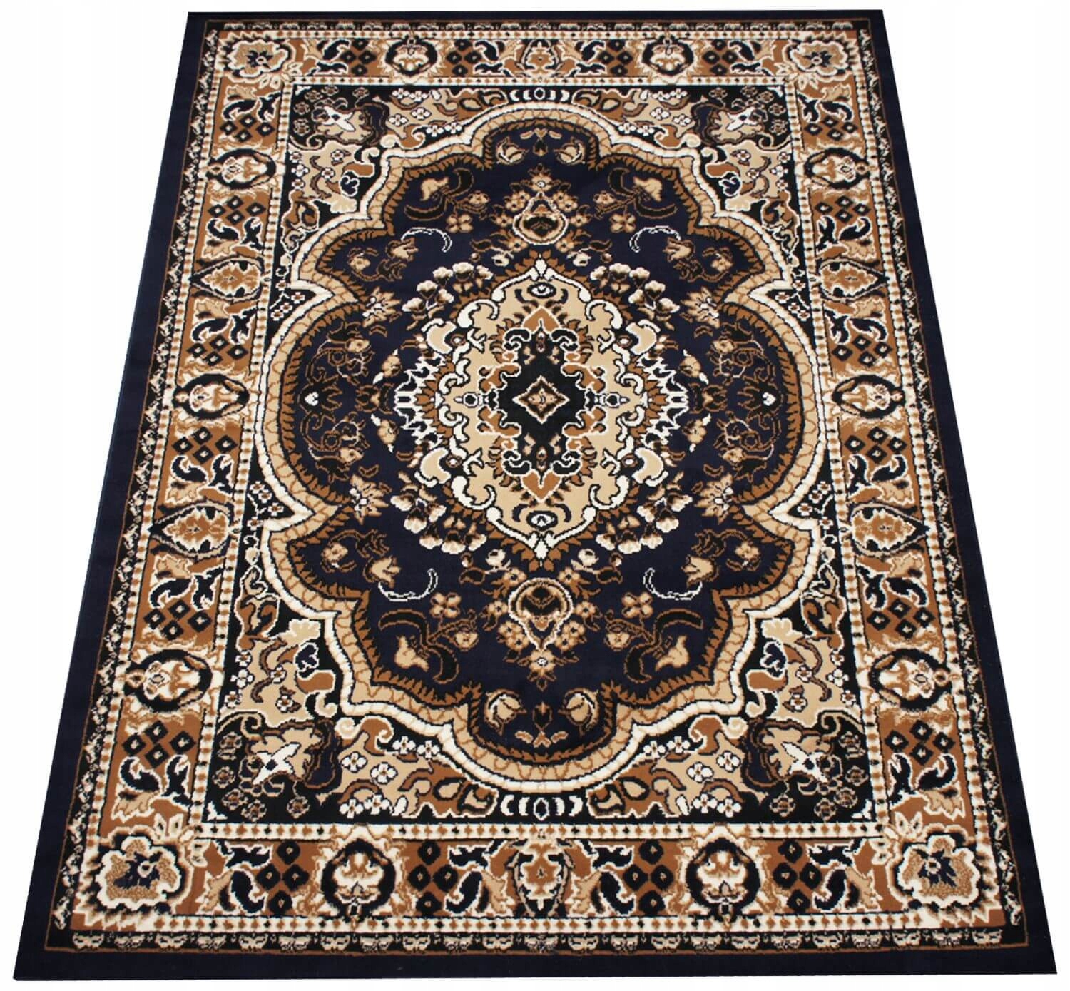 Turecký Koberec Klasický Tmavomodrý Turecké Koberce Do Obývačky Bcf 150X210