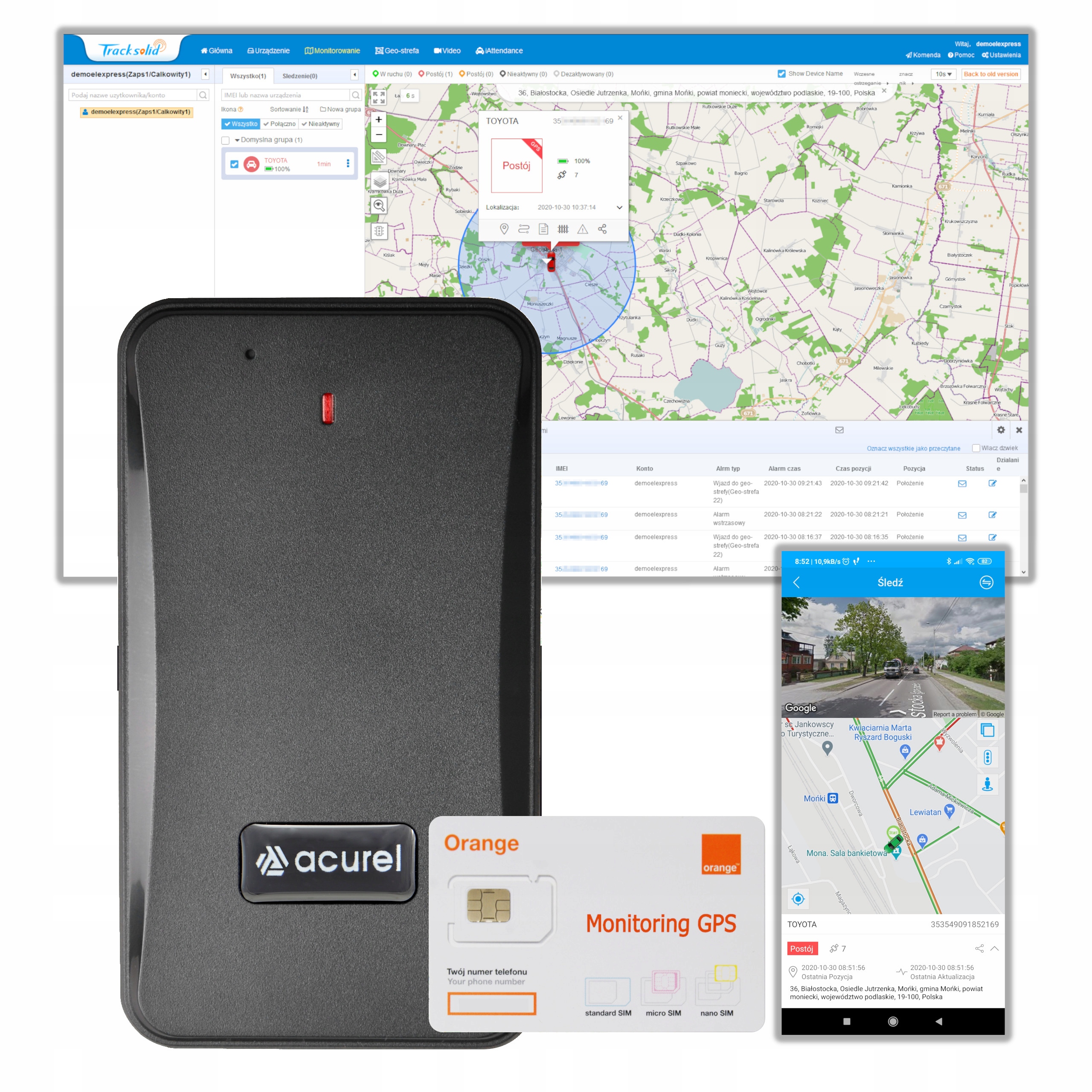 

Lokalizator Gps Bateria Magnes Podsłuch Serwer Sim