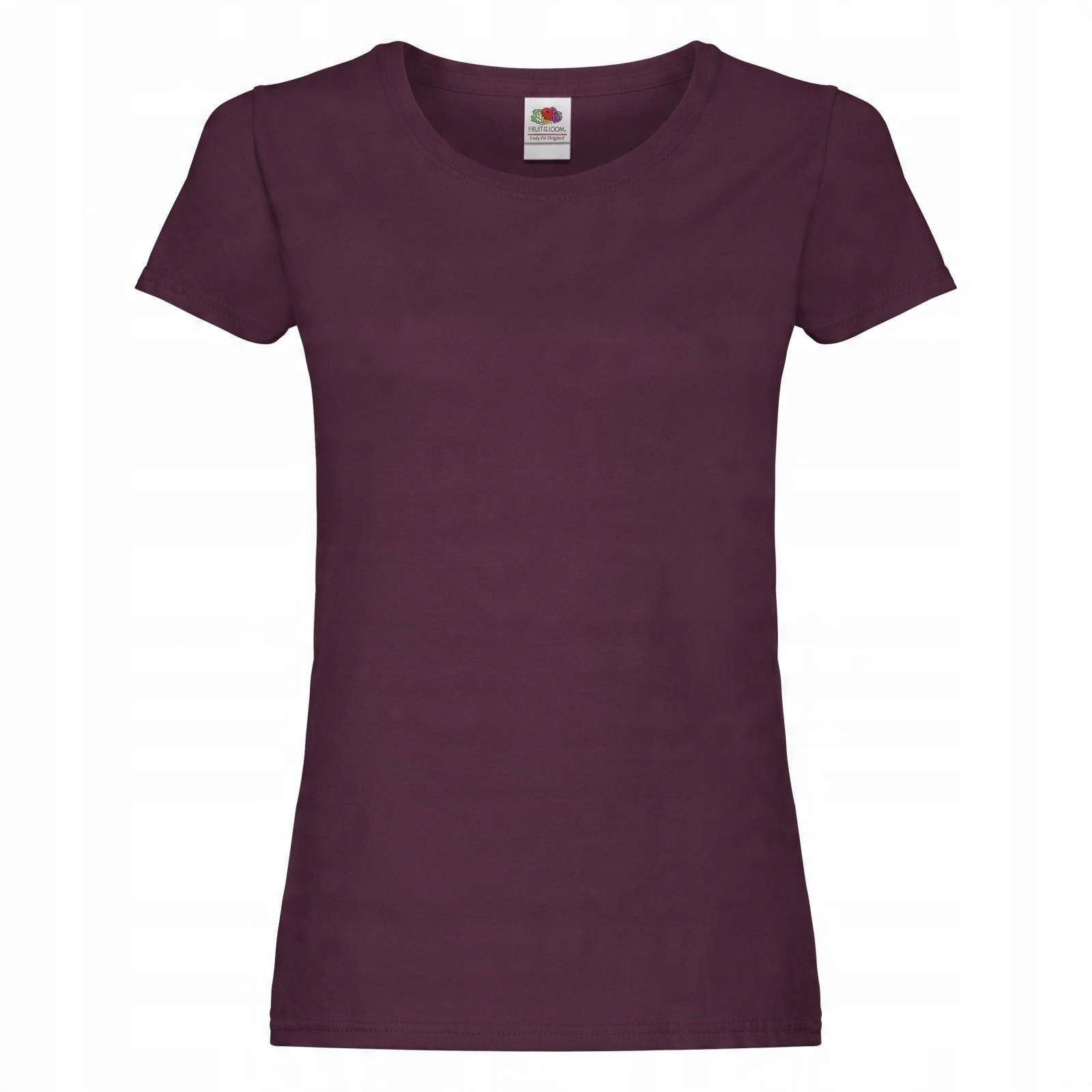 

Damska Koszulka T-shirt Modna Burgundy M