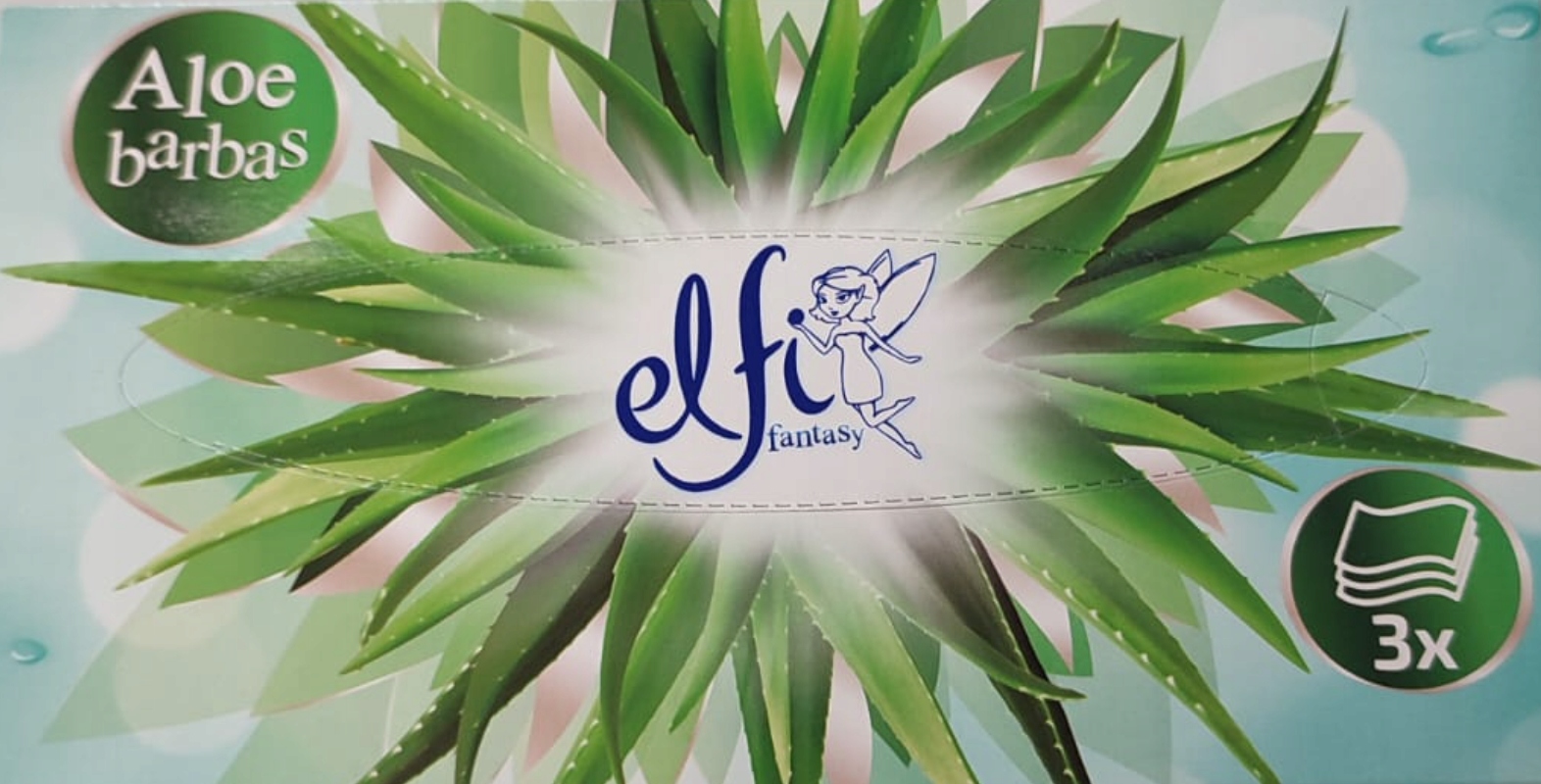 

Chusteczki higieniczne Elfi Zapach Aloes 3w. 90szt