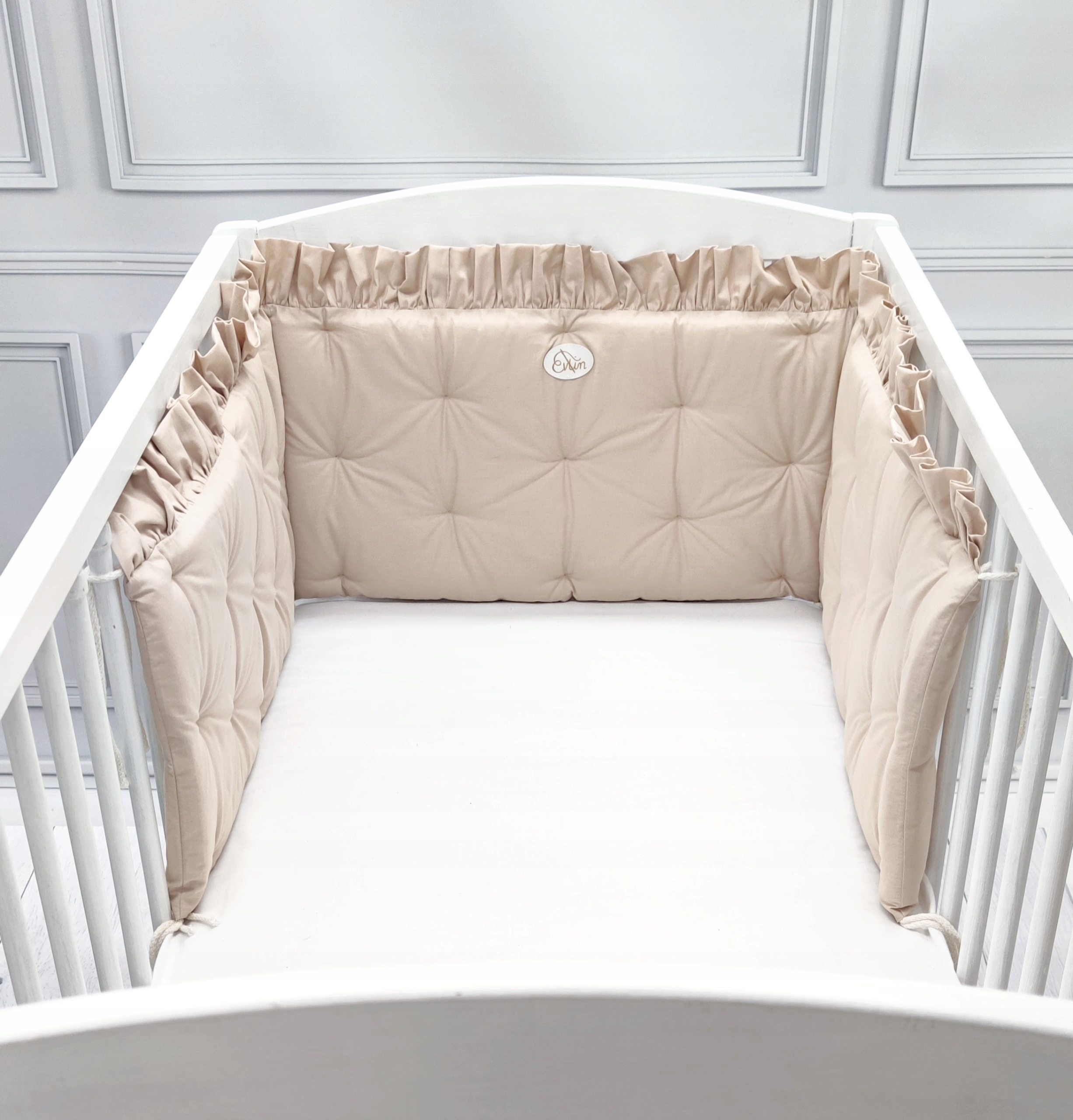 Ochraniacz pikowany do łóżeczka 60x120 Kod producenta Evlin-1