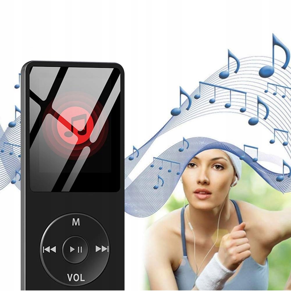 ODTWARZACZ MP3 PRZENOŚNY 16GB BLUETOOTH 5.0 ODTWARZACZ MUZYKI HIFI RADIO Kod producenta 6SV00426606