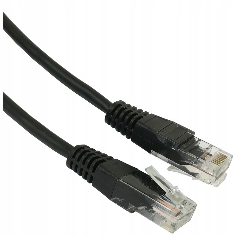 

Patchcord RJ45 8p8c Utp CAT6 czarny 1,5m