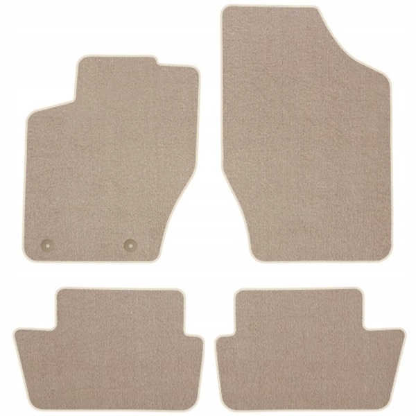 Peugeot 307 2001-2009 velurové koberce Comfort Béžové