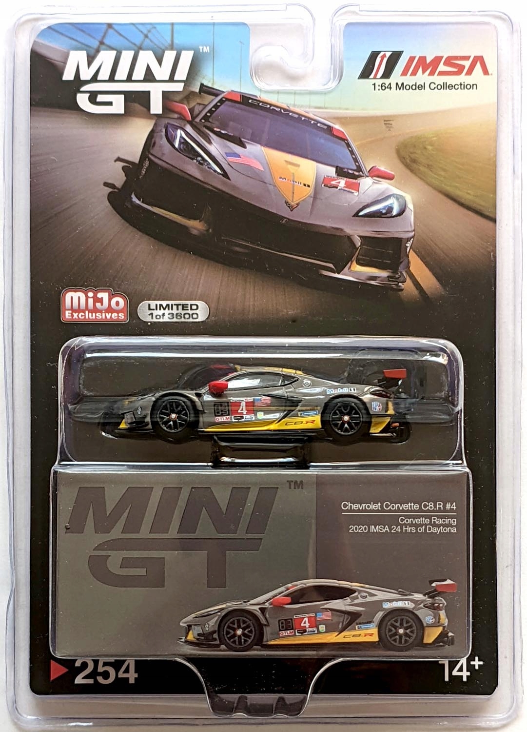 

Mini Gt Chevrolet Corvette C8.R #4 Imsa #254