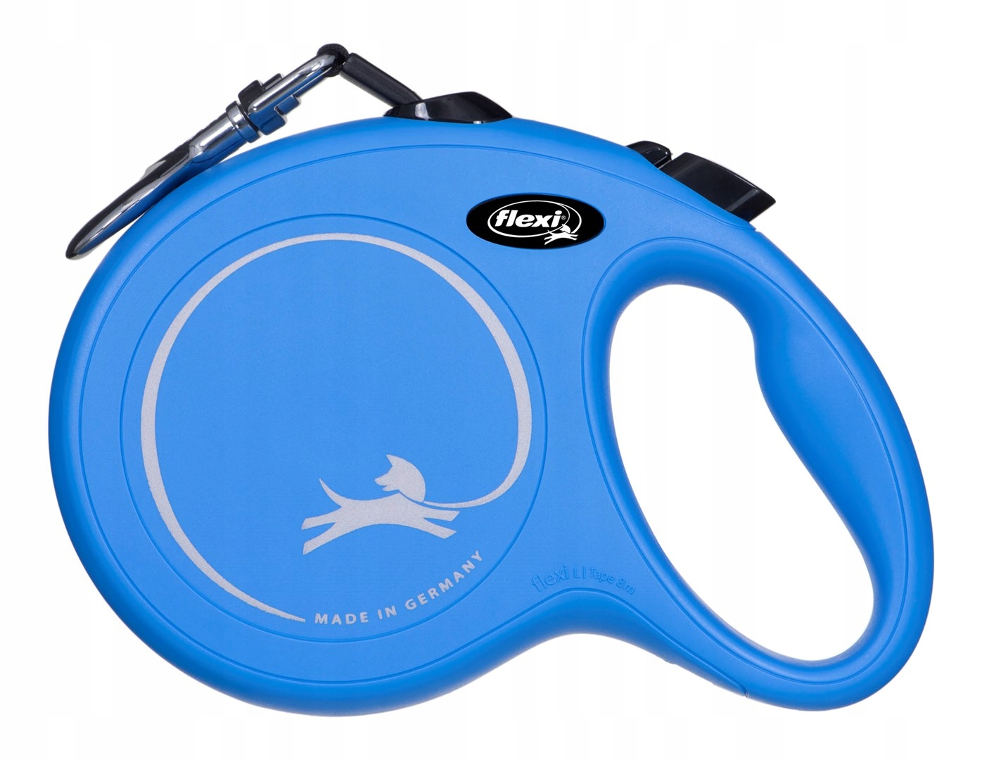 Levně Vodítko flexi automatická New Classic L páska 8 m pro psa do 50 kg modrá