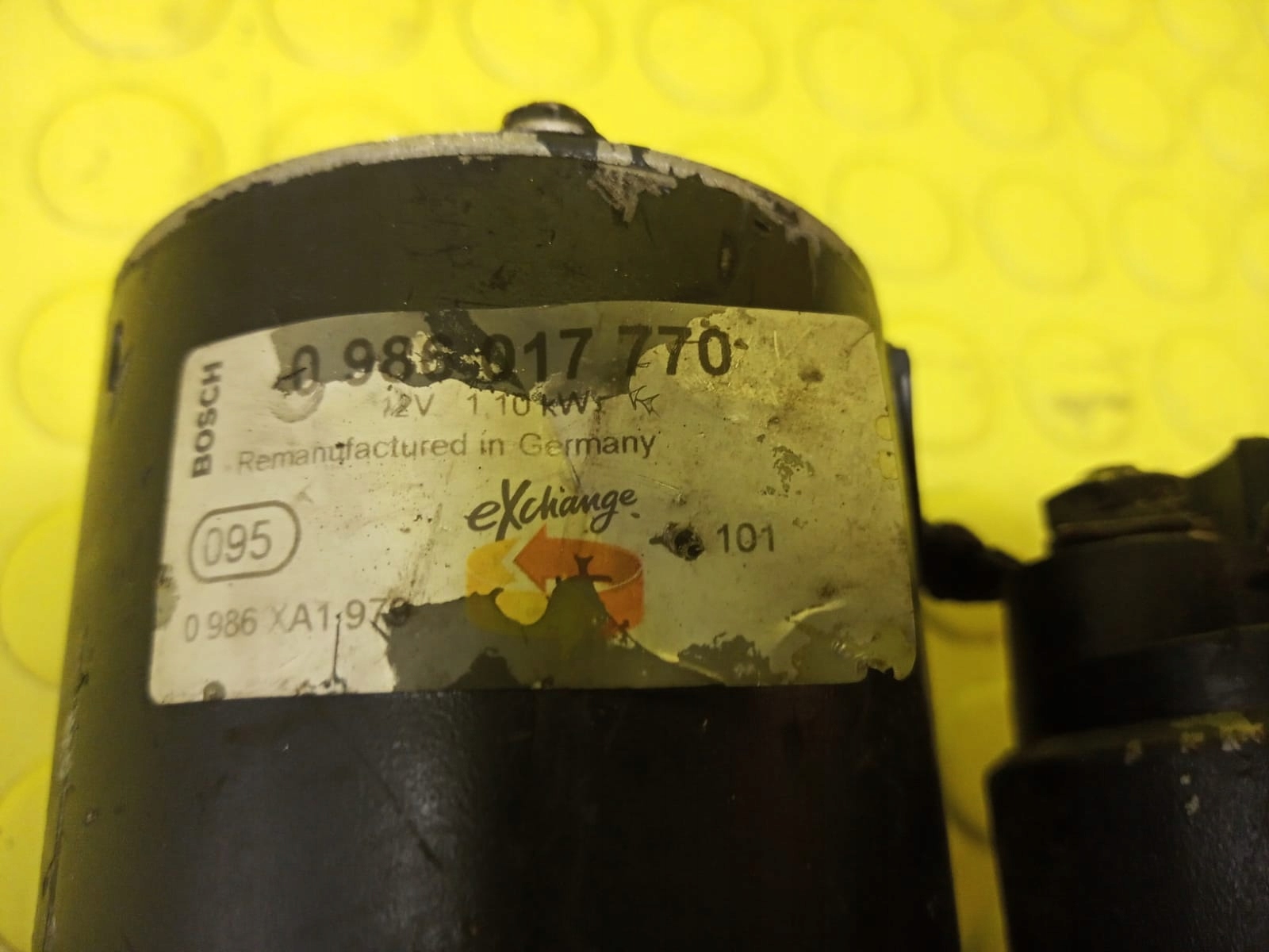 ALFA ROMEO 156 1.8 starter 0986017770