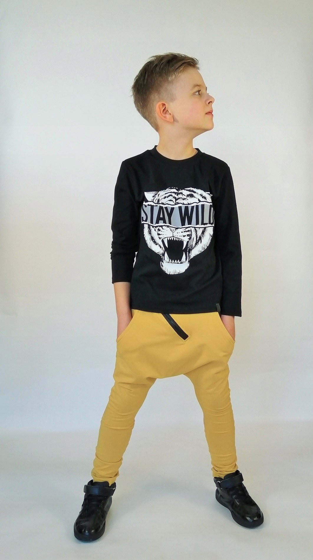 Miodowe spodnie baggy Caramba Mamma 98 Marka Inna marka