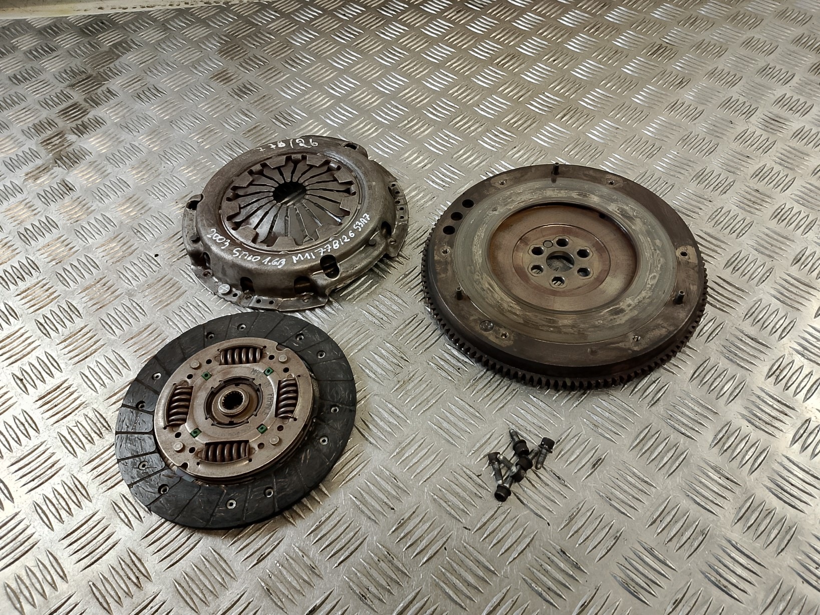 complete clutch wheel flywheel disc pressure plate FIAT STILO 1.6 B