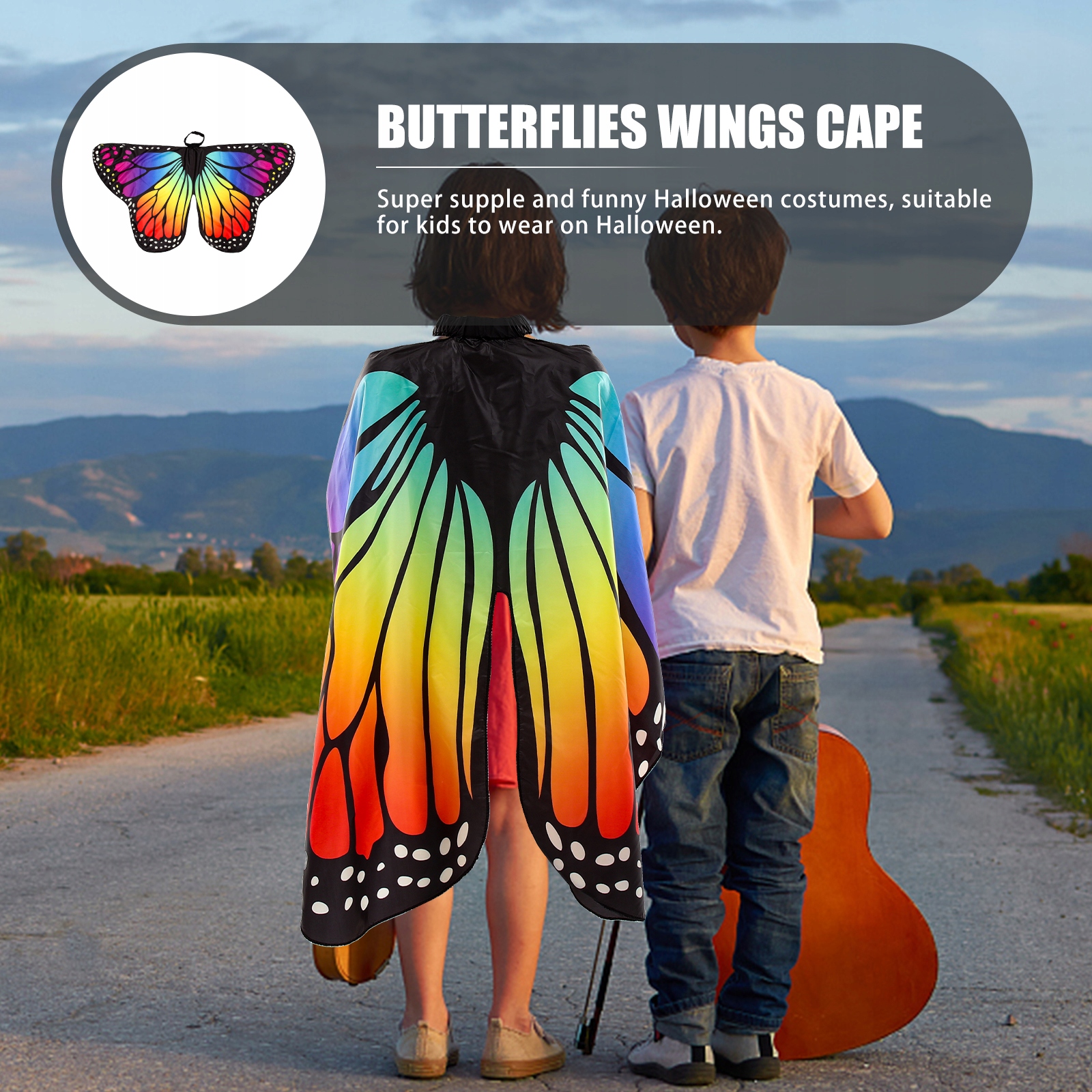 KOSTIUM MOTYLA PRZESTĄPIENIE MOTYLA SKRZYDŁA WRÓŻKI Marka bez marki