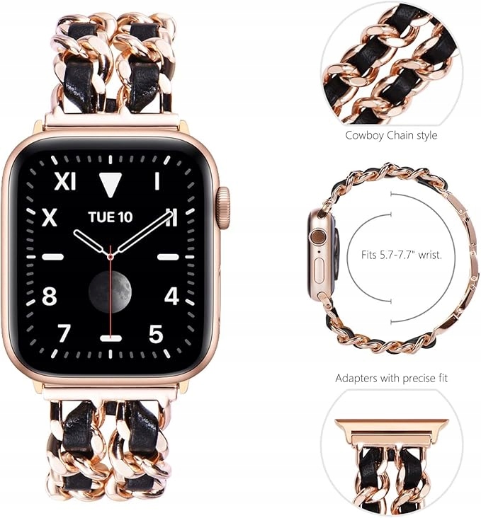 NewWays bransoleta do Apple Watch SE3/2 9/8/7/6/5/4 38/40/41/42/44/45/46mm