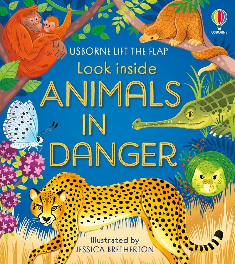 LOOK INSIDE ANIMALS IN DANGER - Alice James [KSIĄŻKA]