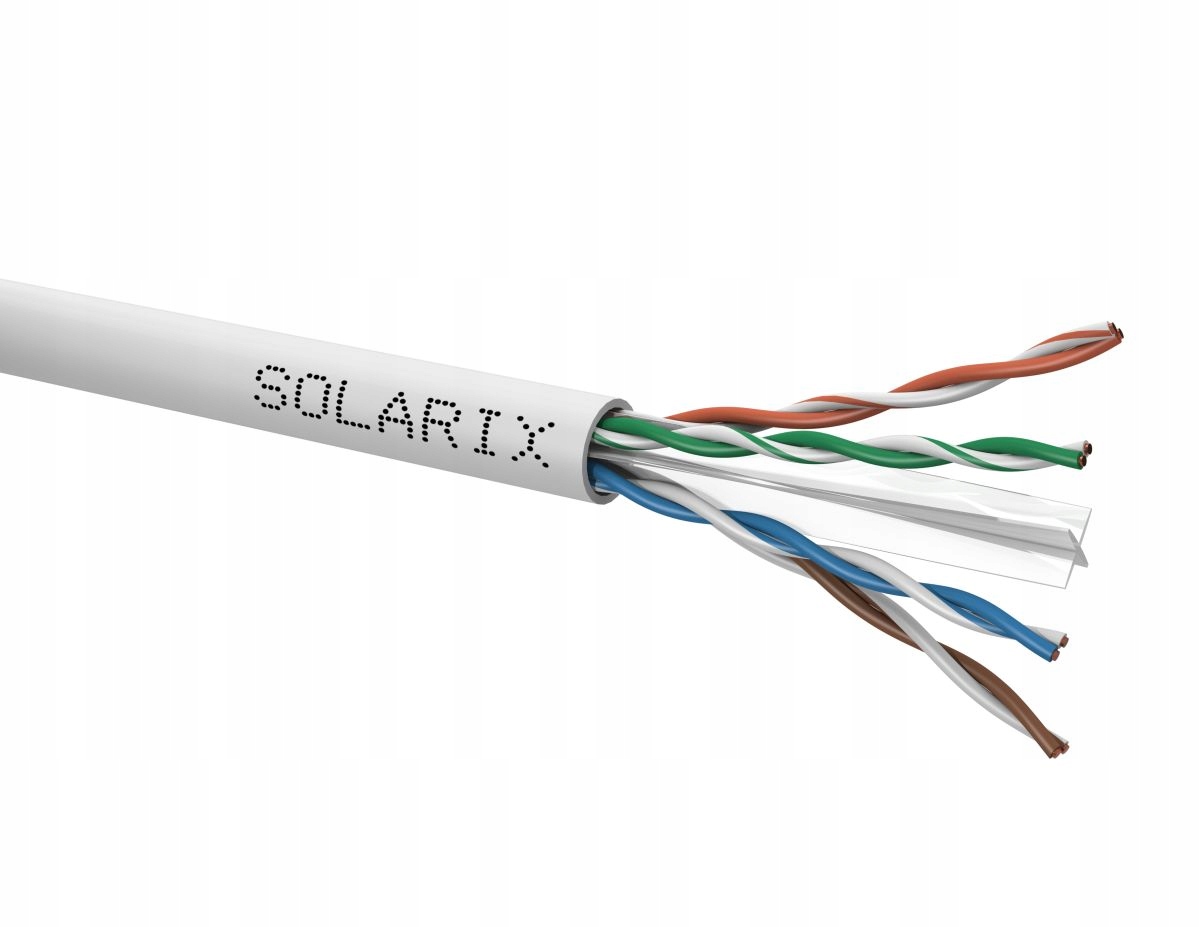 Inštalačný kábel Solarix CAT6 Utp Pvc Eca 100m/ box SXKD-6-UTP-PVC…