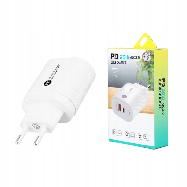 

Ładowarka sieciowa Usb gniazdo typu C, 3.0, 20W