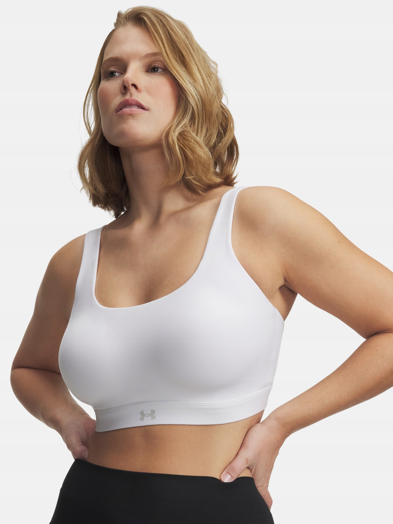 Under Armour Dámská podprsenka Under Armour Ua Effortless High Bra-WHT