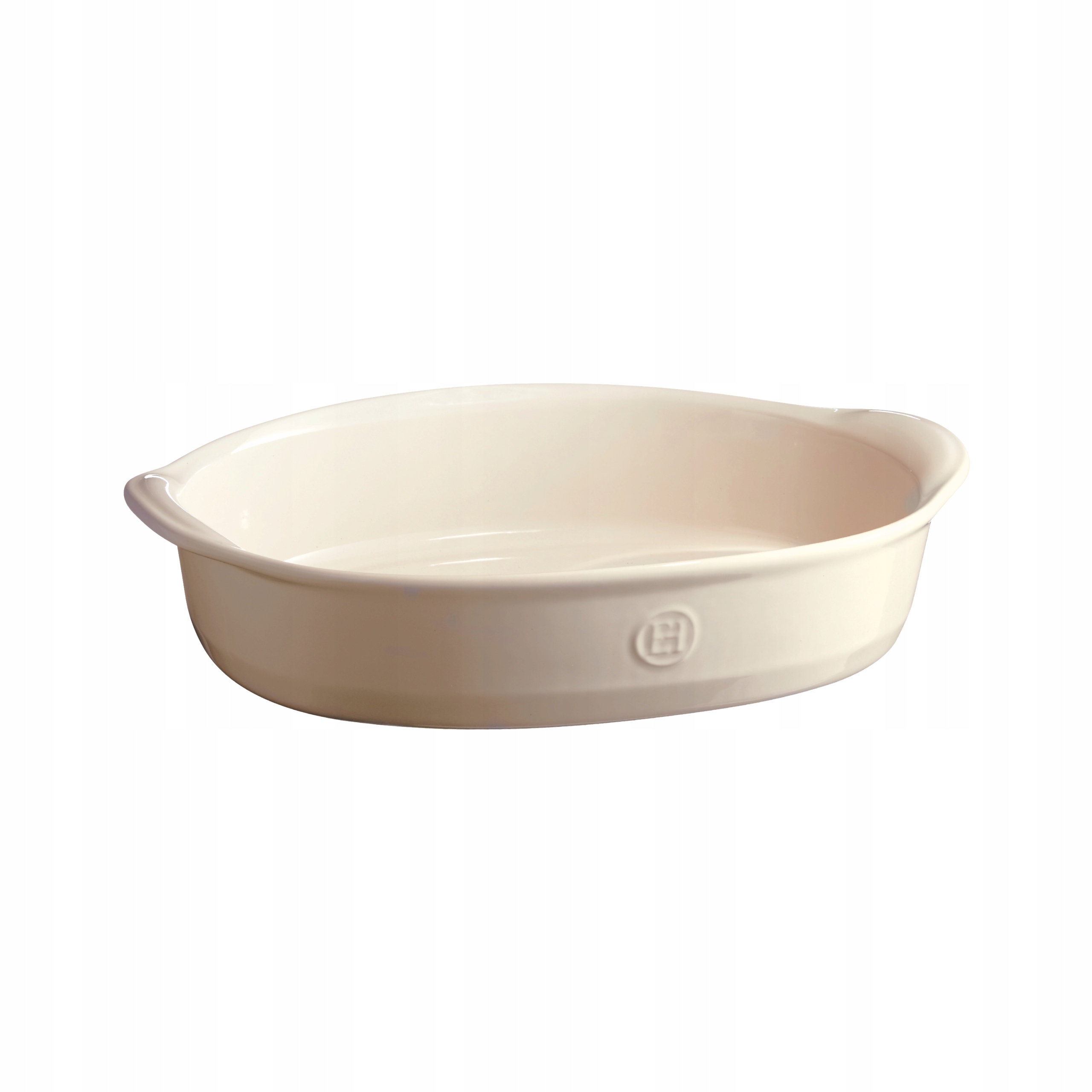 Emile Henry Natural Chic Forma Oválna zapekacia nádoba 35 cm Krémová