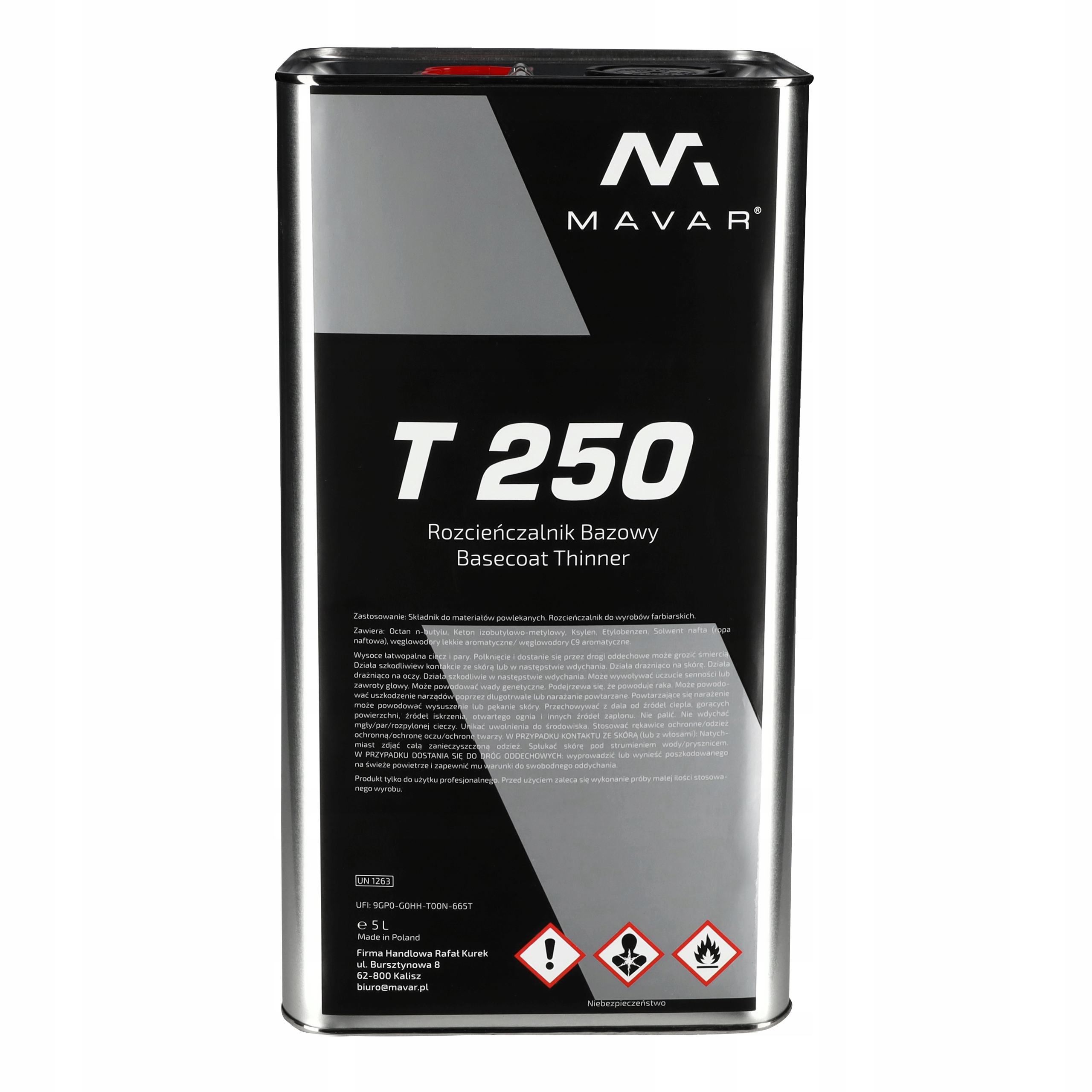 MAVAR T250 ROZCIEŃCZALNIK DO BAZY BAZOWY 5L