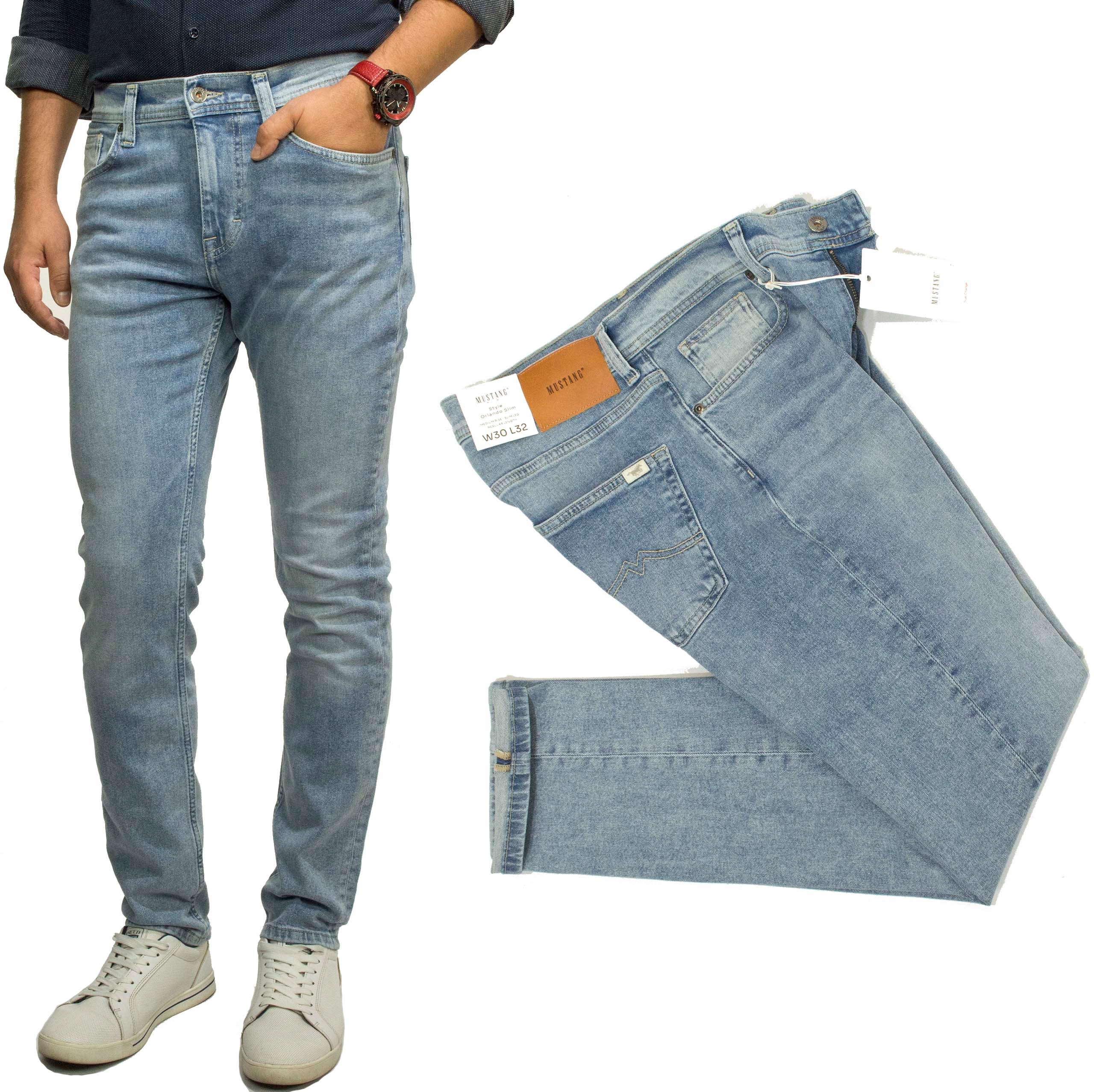 Mustang Orlando Slim 414 pánské džínové kalhoty W33 L32