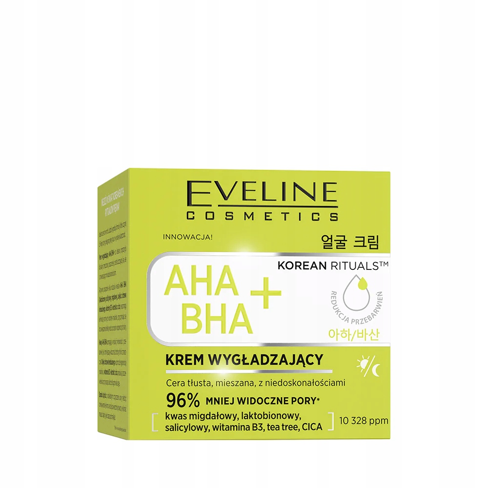Eveline Cosmetics Korean Rituals Krem do twarzy wygładzający AHA/BHA+