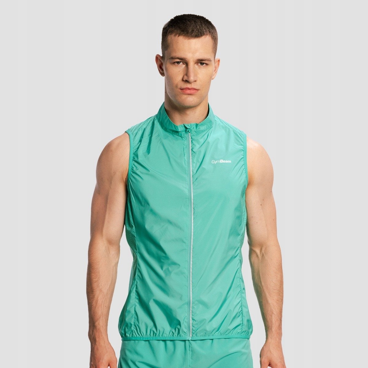 GymBeam Męska kamizelka do biegania Pulse X Green XL