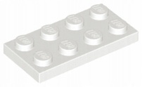 

Lego 3020 plytka 2x4 biały 10 szt Nowy