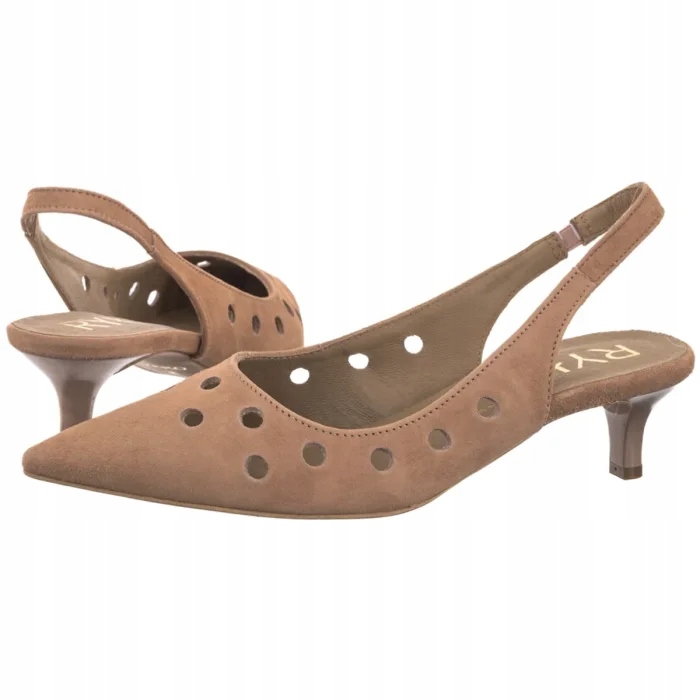 Dámské boty Boty Ryłko na podpatku Růžové Ažurové B4EU3_T_ __ga