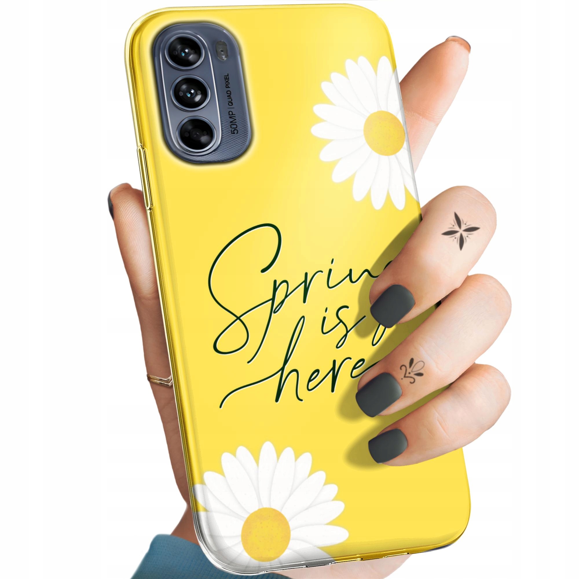 Etui Do Motorola Moto G62 5G Wiosna Wiosenne Spring Obudowa Pokrowiec
