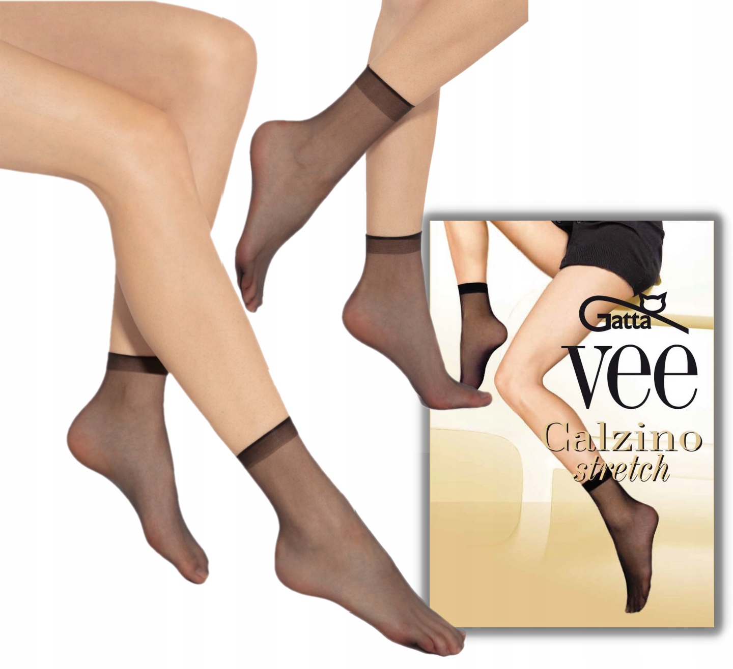 

Skarpetki damskie Gatta Vee Stretch 2-pary