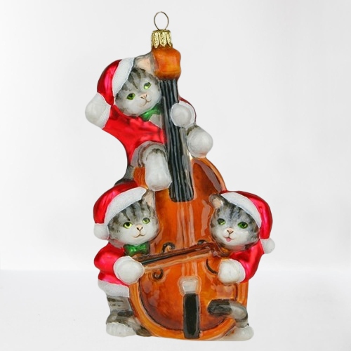Vianočná Guľa Guľky Mačky S Husľami Komozja