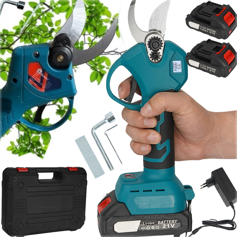 Výkonný Zahradní nůžky Zahradní Elektrické Nůžky 2XAKU 21V Sada XL
