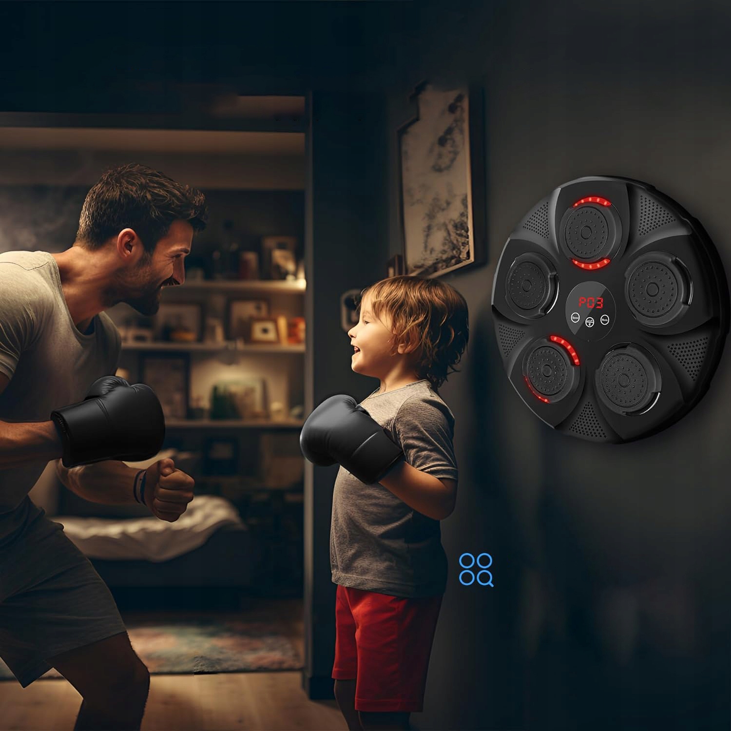 BLUETOOTH MUSIC LED BOXING MACHINE MISTRZ BOKSU + RĘKAWICA Marka Bedde