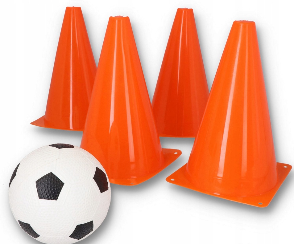 

Zestaw Treningowy Football Piłka 4 Pachołki