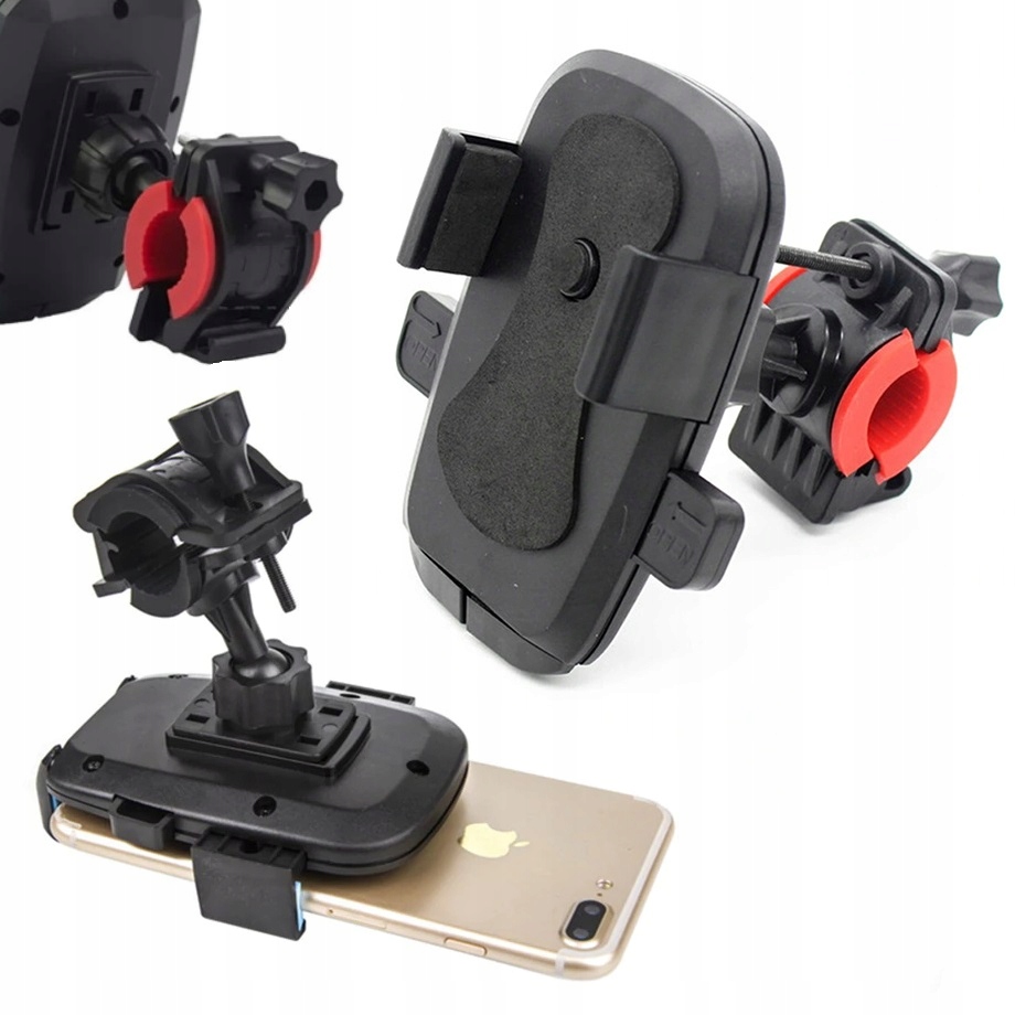 

Uchwyt rowerowy na telefon uniwersalny czarny