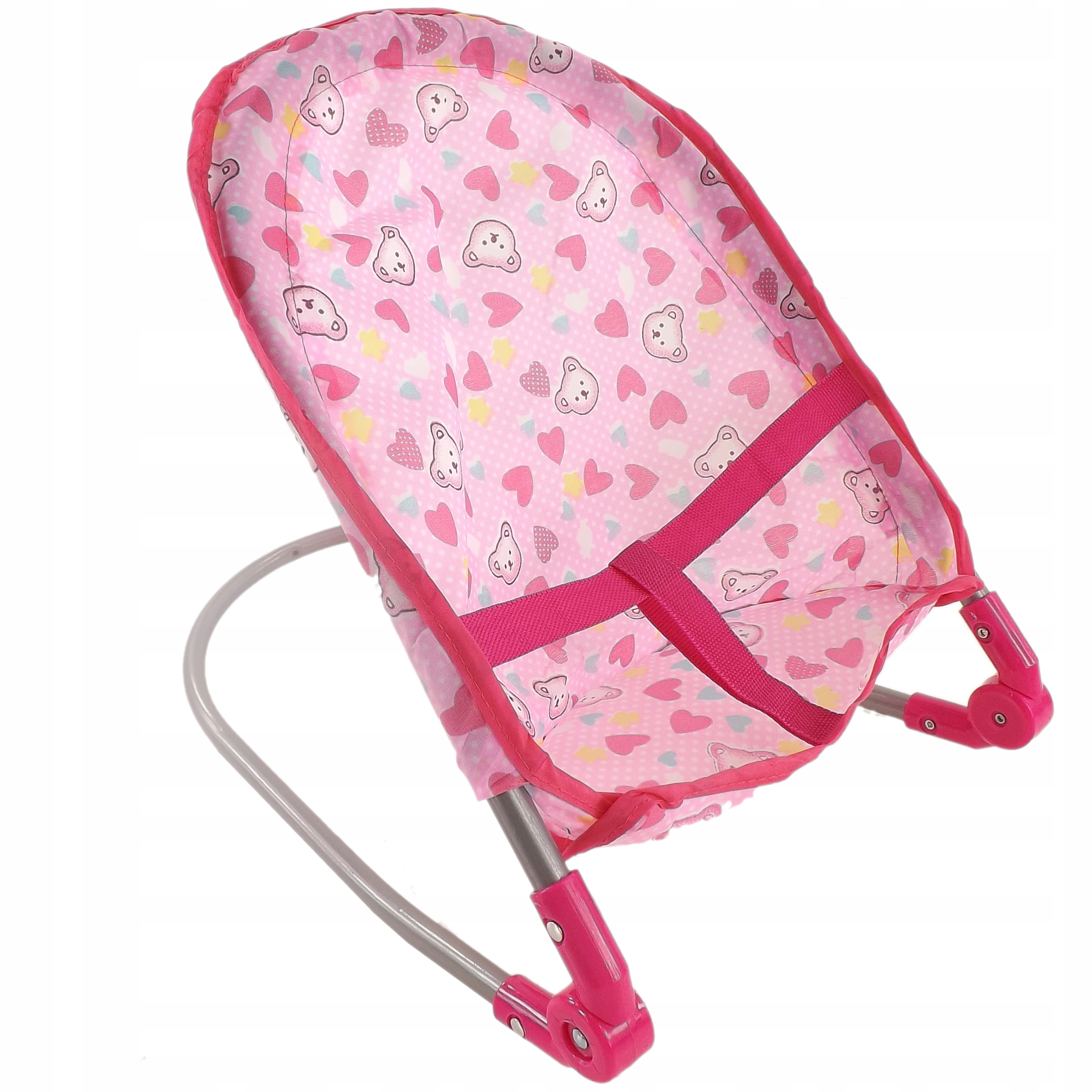 ZESTAW 3W1 DLA LALKI WÓZEK BUJACZEK HUŚTAWKA 8848 Wiek dziecka 3 lata +