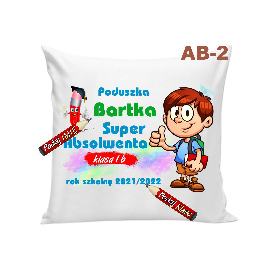 

Poduszka Absolwent Szkoła Przedszkole Zakończenie