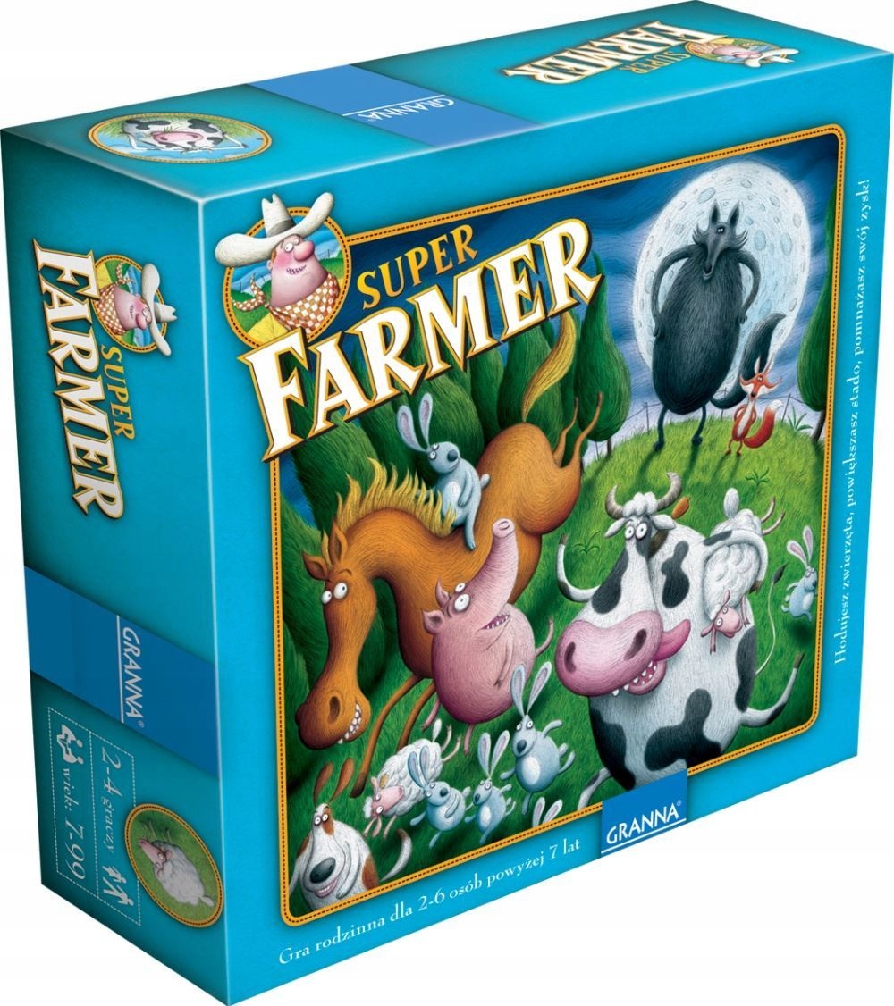 

Superfarmer Deluxe Gra planszowa, Granna