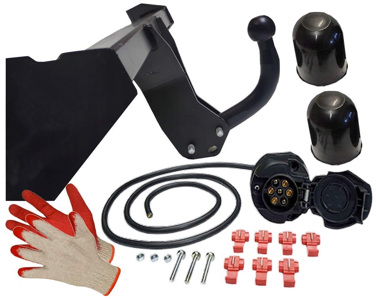 BMW 5 SERIA V E60 SEDAN+E61 KOMBI 2003-2010 HAK HOLOWNICZY+WIĄZKA+KAPTURKI Uciąg 2000 kg