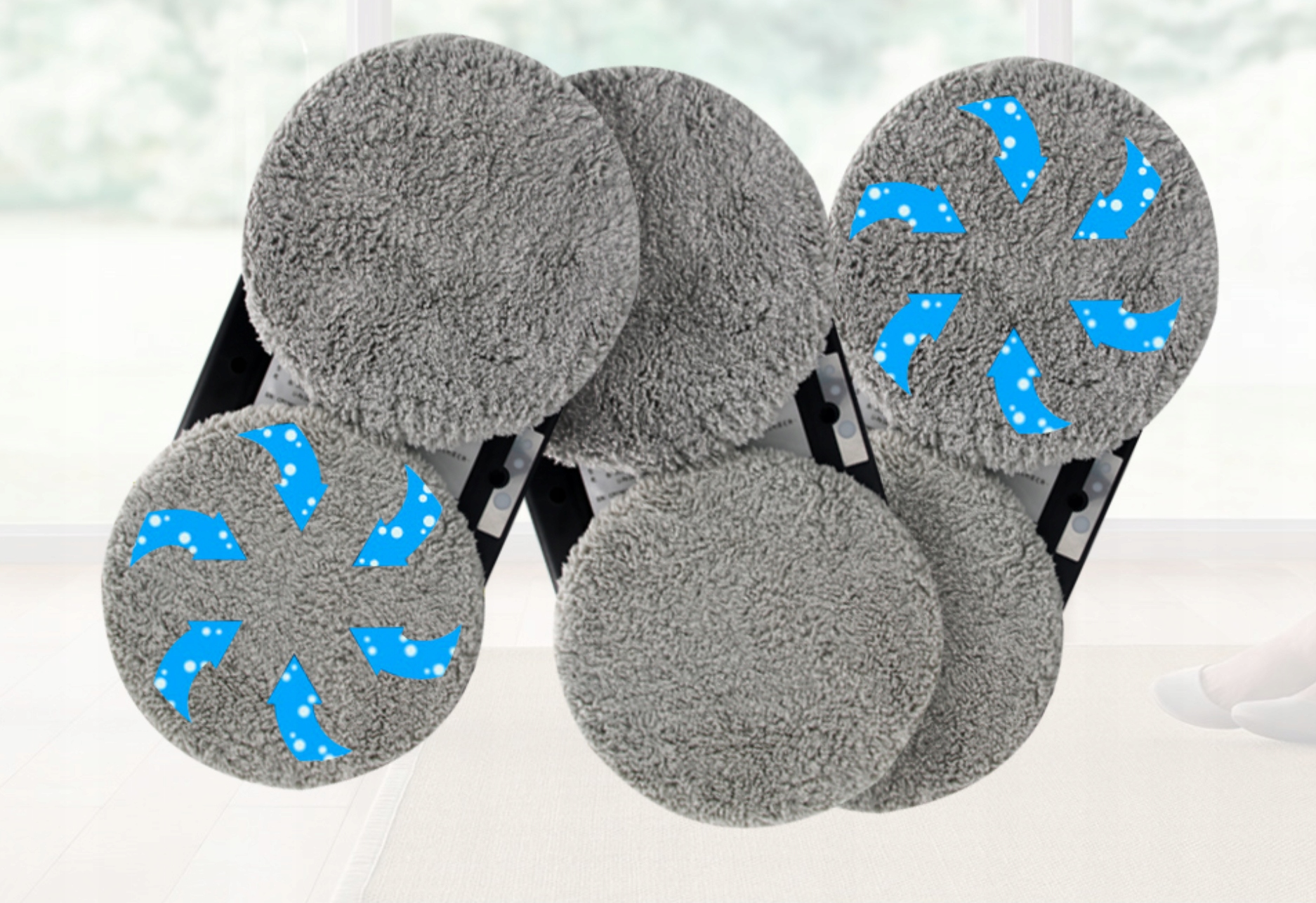 INTELIGENTY ROBOT MYJĄCY SZYBY OKNA LUSTRA GLAZURY AUTOMATYCZNE MYCIE SZYB Liczba programów pracy 3