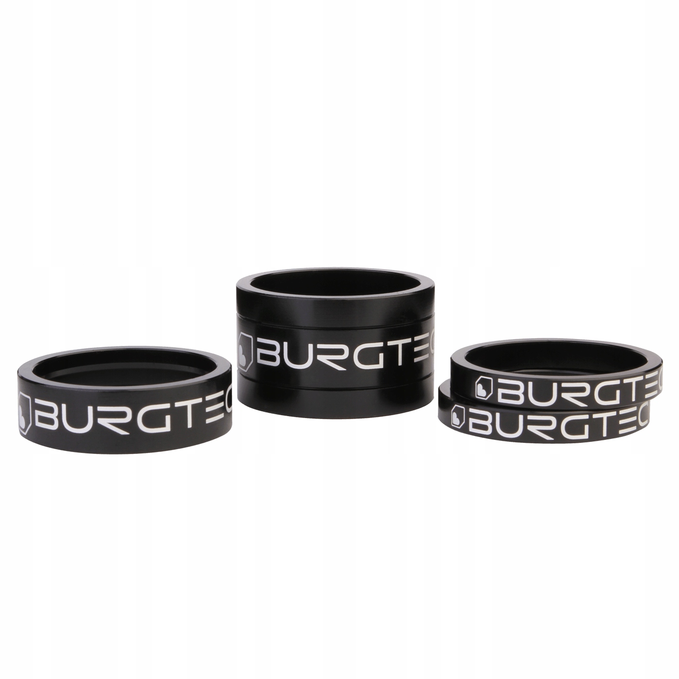 Podkładki pod mostek Burgtec Stem Spacers Burgtec Black